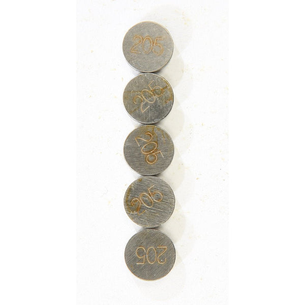 Valve Shims 2.05mmx9.5mm 5/Pk
