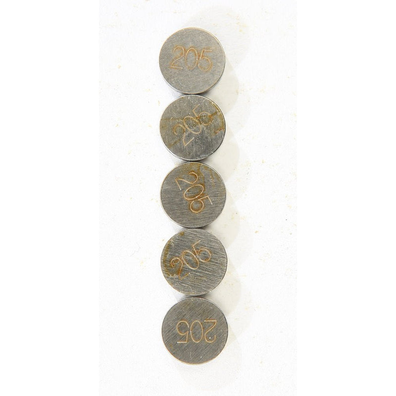 Valve Shims 2.05mmx9.5mm 5/Pk