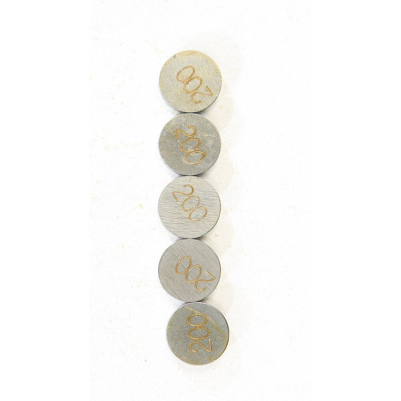 Valve Shims 2.00mmx9.5mm 5/Pk