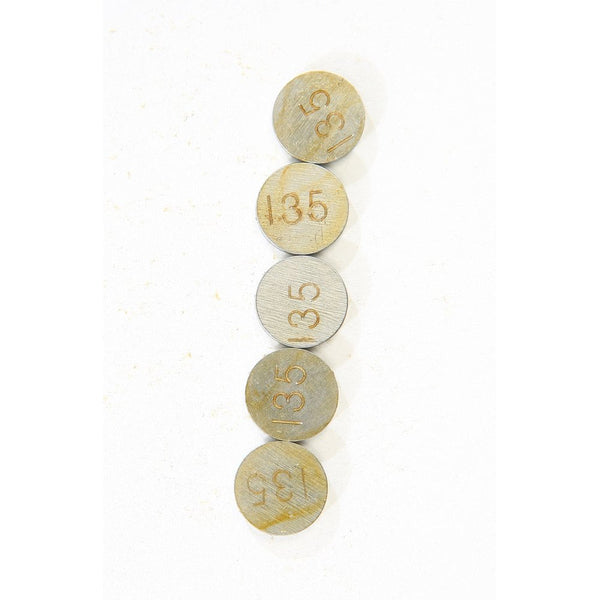 Valve Shims 1.35mmx9.5mm 5/Pk