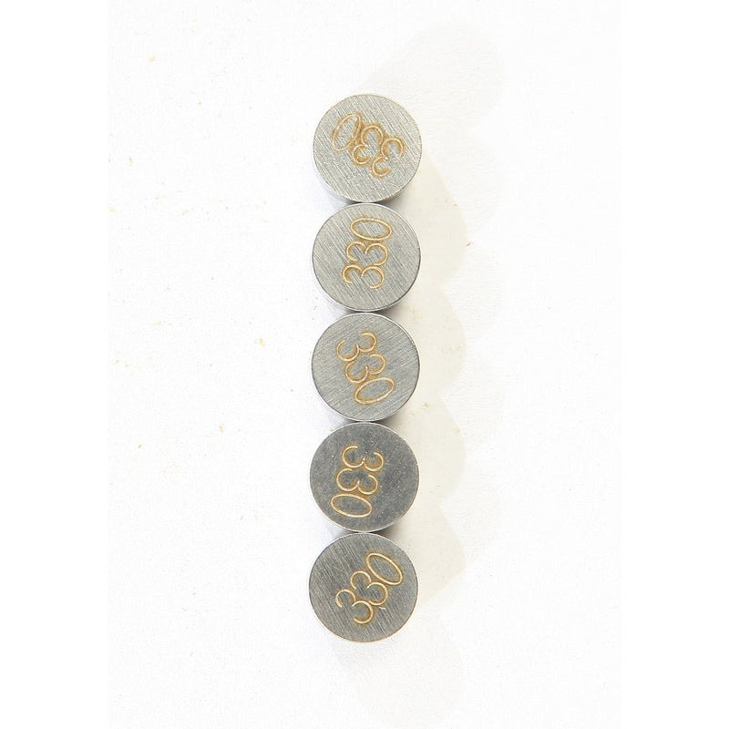 Valve Shims 3.30mmx7.5mm 5/Pk