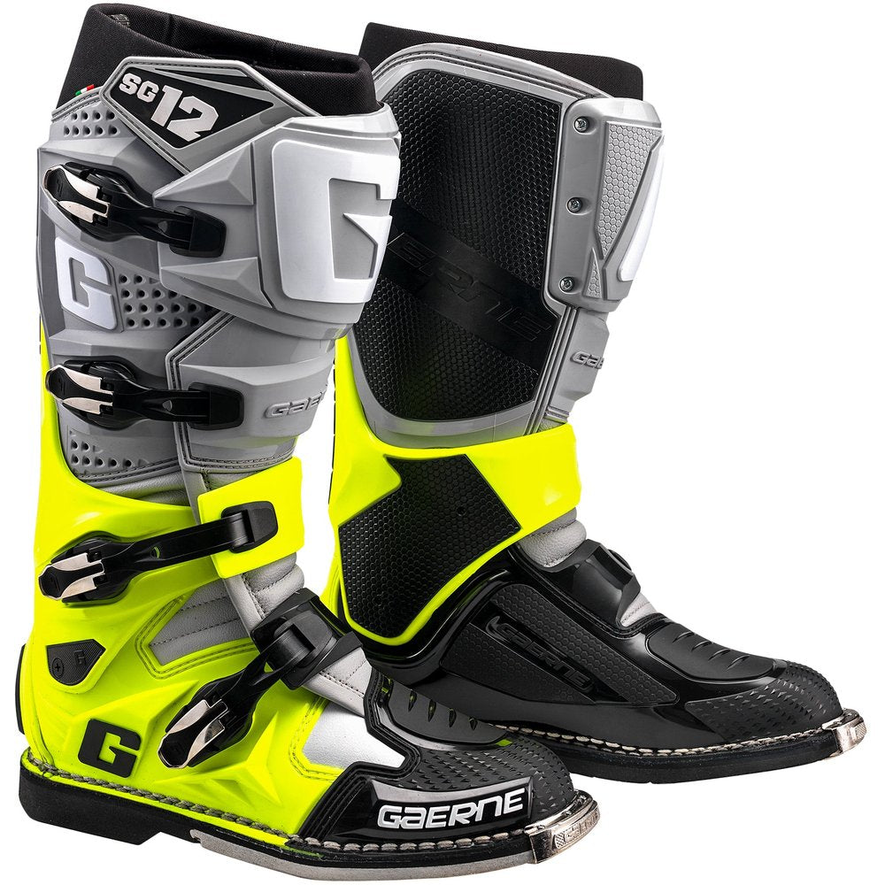 Sg 12 Boots Grey/Yellow Fluo/ Black Sz 13