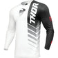 THOR Prime Analog Jersey - Black/White - Large 2910-7685