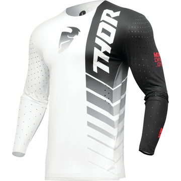 THOR Prime Analog Jersey - Black/White - Large 2910-7685