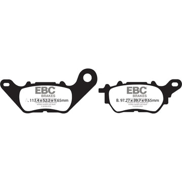 Brake Pads Sfa706hh Double H Sintered