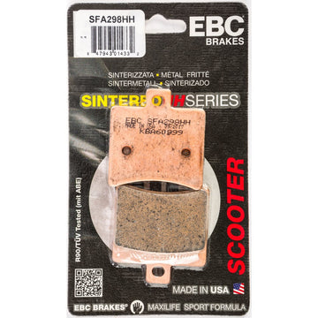 Brake Pads Sfa298hh Double H Sintered