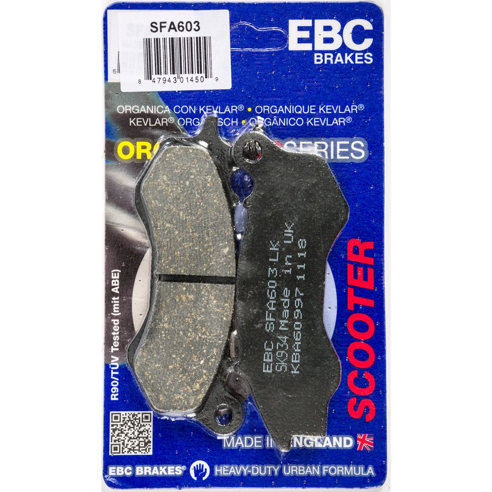 Brake Pads Sfa603 Organic