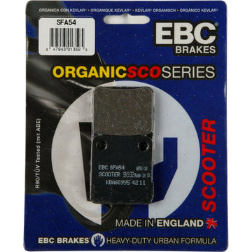 Brake Pads Sfa54 Organic
