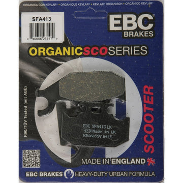 Brake Pads Sfa413 Organic