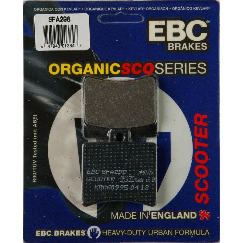 Brake Pads Sfa298 Organic