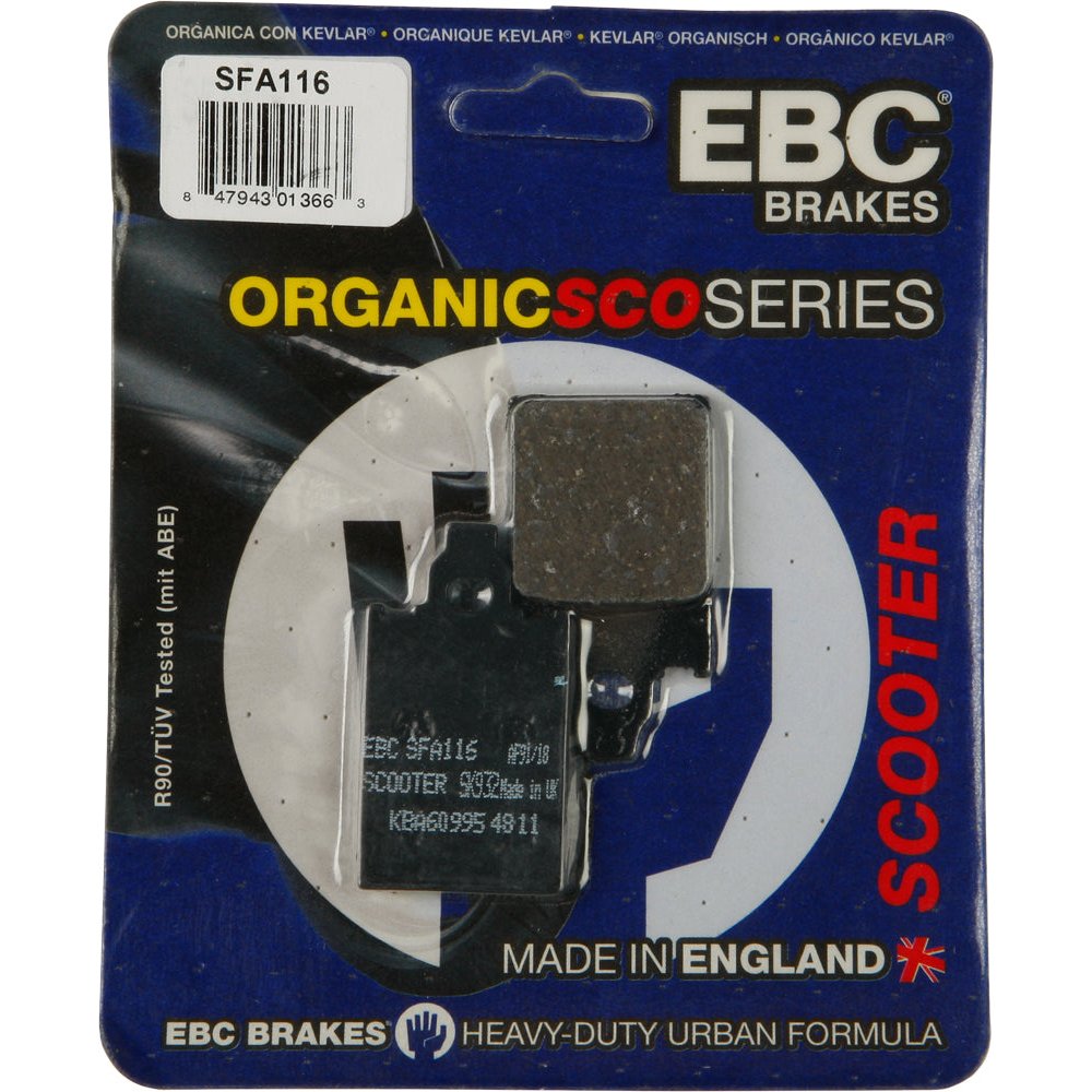 Brake Pads Sfa116 Organic
