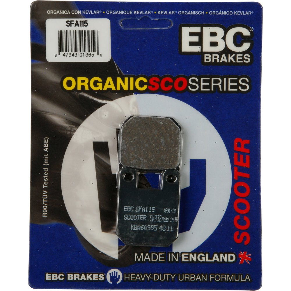 Brake Pads Sfa115 Organic