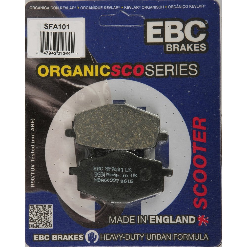 Brake Pads Sfa101 Organic