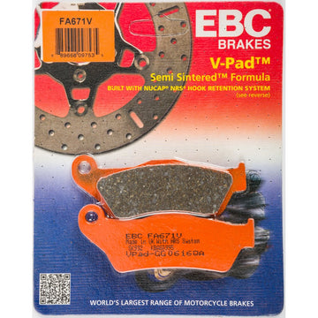 Brake Pads Fa671v Semi Sintered V Series