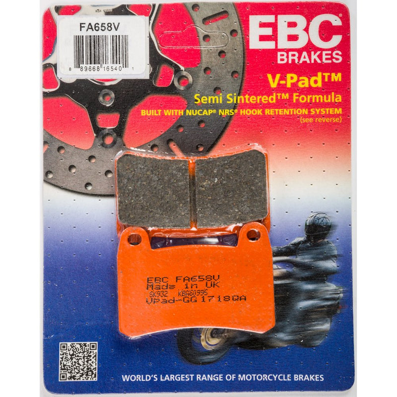 Brake Pads Fa658v Semi Sintered V Series
