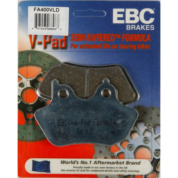 Brake Pads Fa400vld V Series Chrome