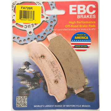 Brake Pads Fa726r Sintered R Series