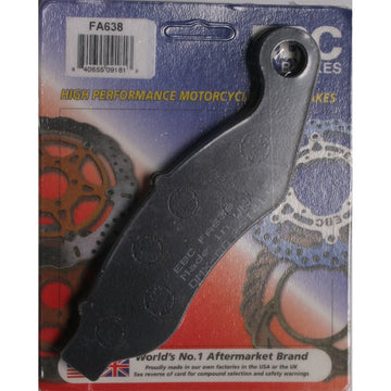 Brake Pads Fa638 Organic