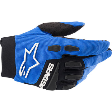 ALPINESTARS Youth Full Bore Gloves - Blue/Black - 2XS 3543622-713-2XS