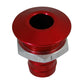 Billet Thru Hull Water Fitting Bilge Pump Outlet Red