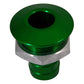 Billet Thru Hull Water Fitting Bilge Pump Outlet Green