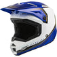 Fly Racing Kinetic Vision Helmet White/Blue 2XL