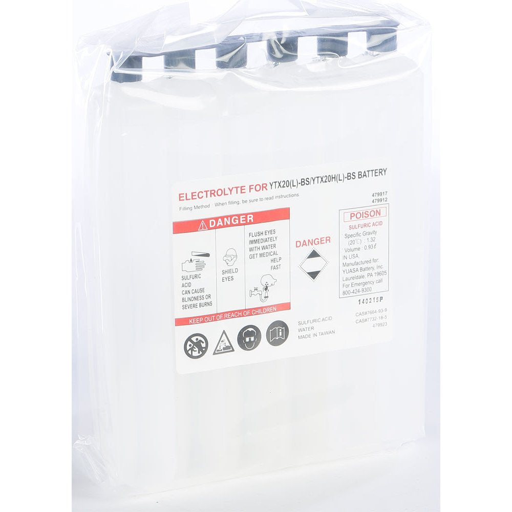 Electrolyte Pack Ytx20l Bs Ea/ Acid Pack Ytx20(l)bs