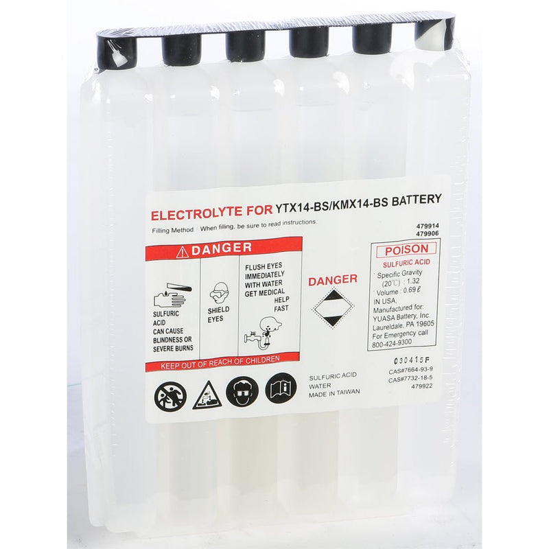 Electrolyte Pack Ytx14 Bs Ea/ Acid Pack Ytx14 Bs