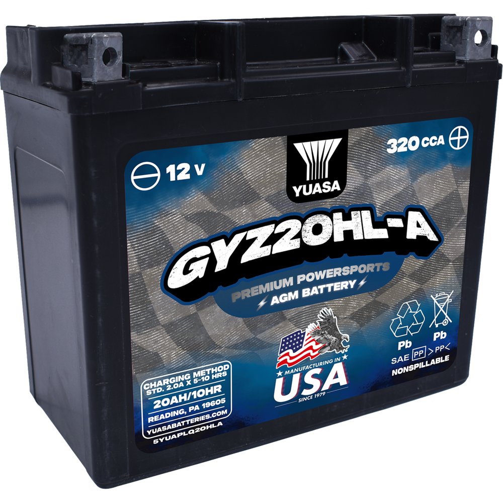 YUASA AGM Battery - GYZ20HL-A YUAM720GHLA