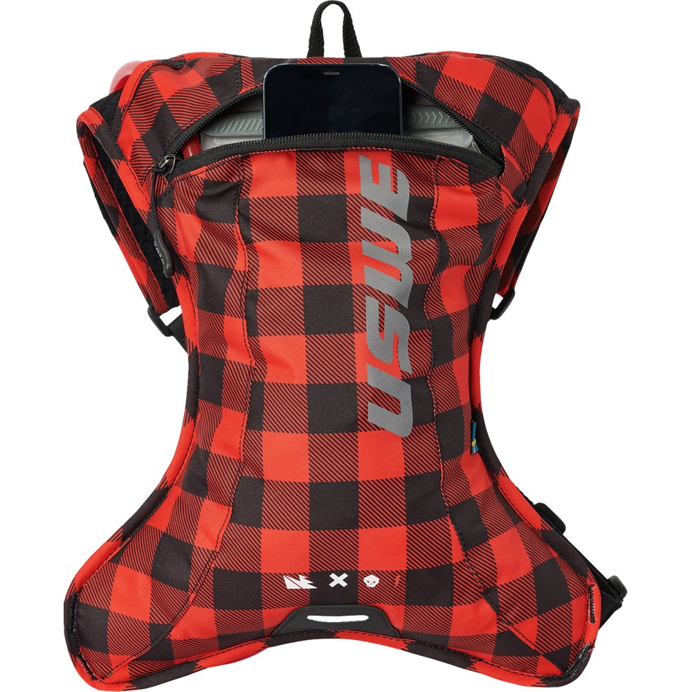 USWE Outlander Hydration Pack - 2L - Flannel Red/Black 5202076048
