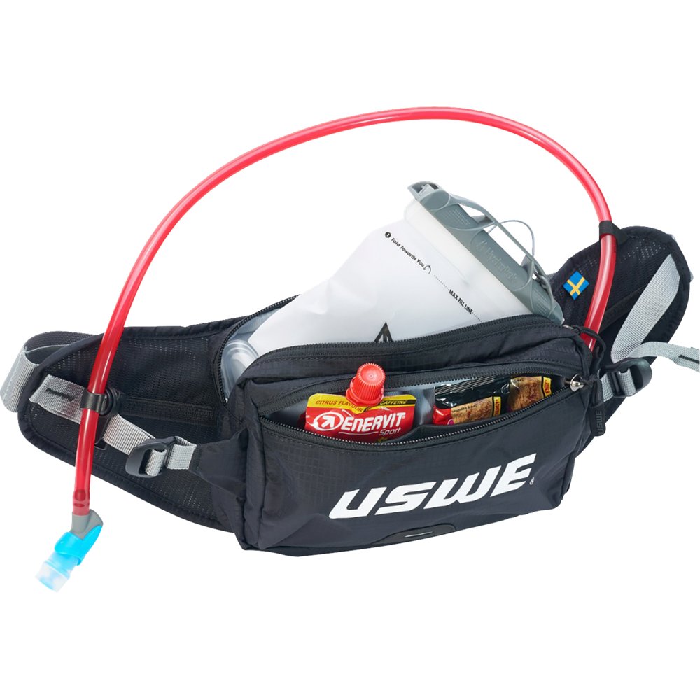 USWE ZULO Hydration Waist Pack - 2L - Black 5202089001