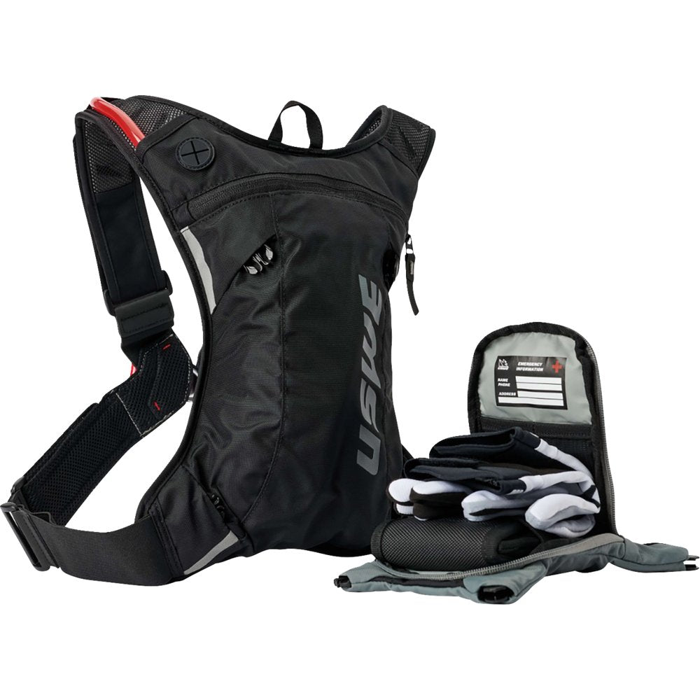 USWE Moto Hydration Pack - 3L - Carbon Black/Gray 203059001
