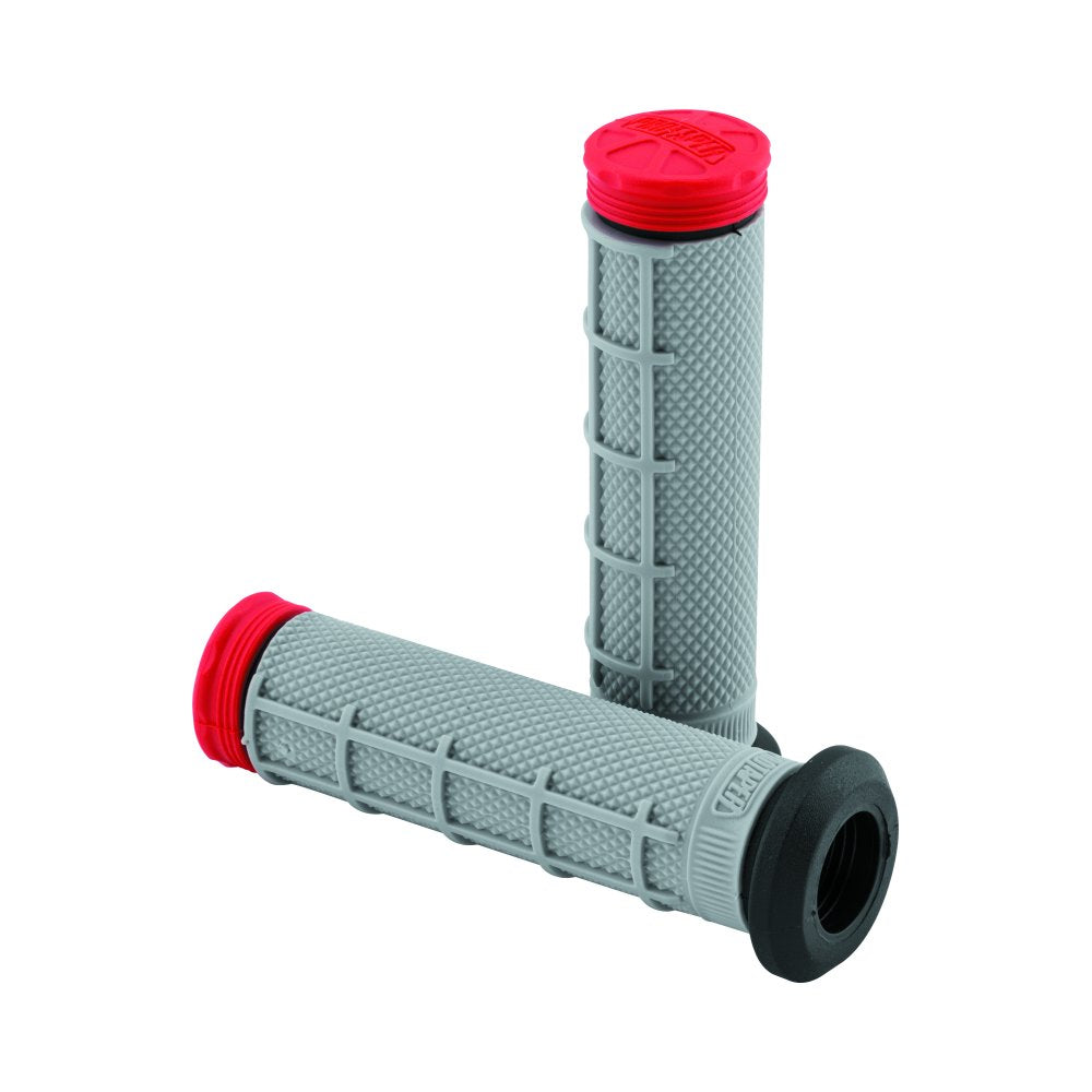 ProTaper Tri Density ATV 1/2 Waffle Grips - Red