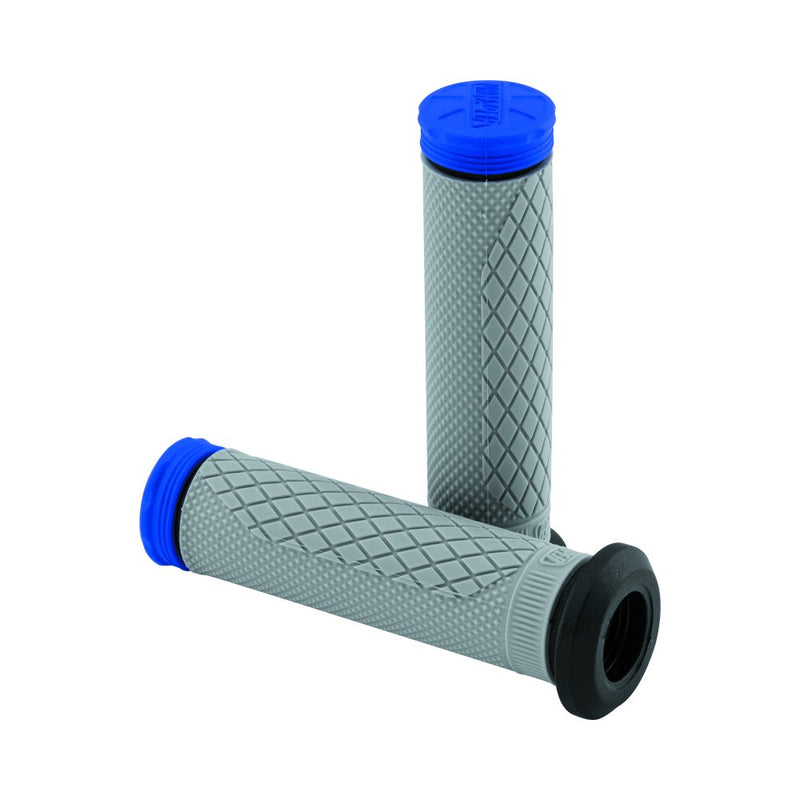 ProTaper Tri Density Full Diamond ATV Grips - Blue