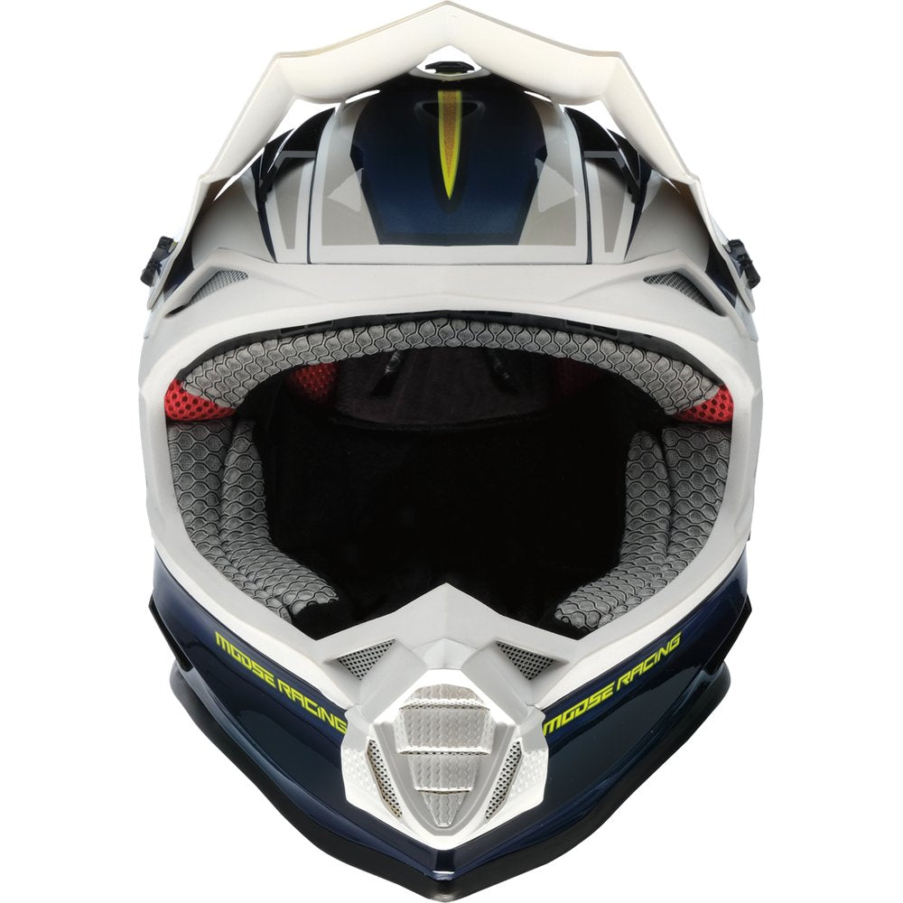 MOOSE OFFROAD MR3 Helmet - F.A.F. - White/Navy/Green - Small 0110-8943