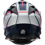 Moose Offroad MR3 Helmet - F.A.F. - White/Navy/Pink - Medium 0110-8949
