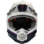 Moose Offroad MR3 Helmet - F.A.F. - White/Navy/Pink - Medium 0110-8949