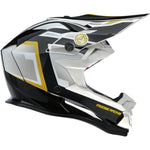Moose Offroad MR3 Helmet - F.A.F. - White/Black/Gold - XL 0110-8931