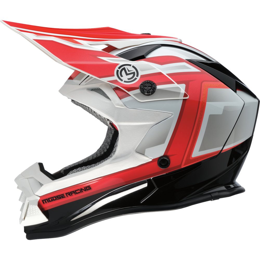 MOOSE OFFROAD MR3 Helmet - F.A.F. - White/Black/Red - XL 0110-8939