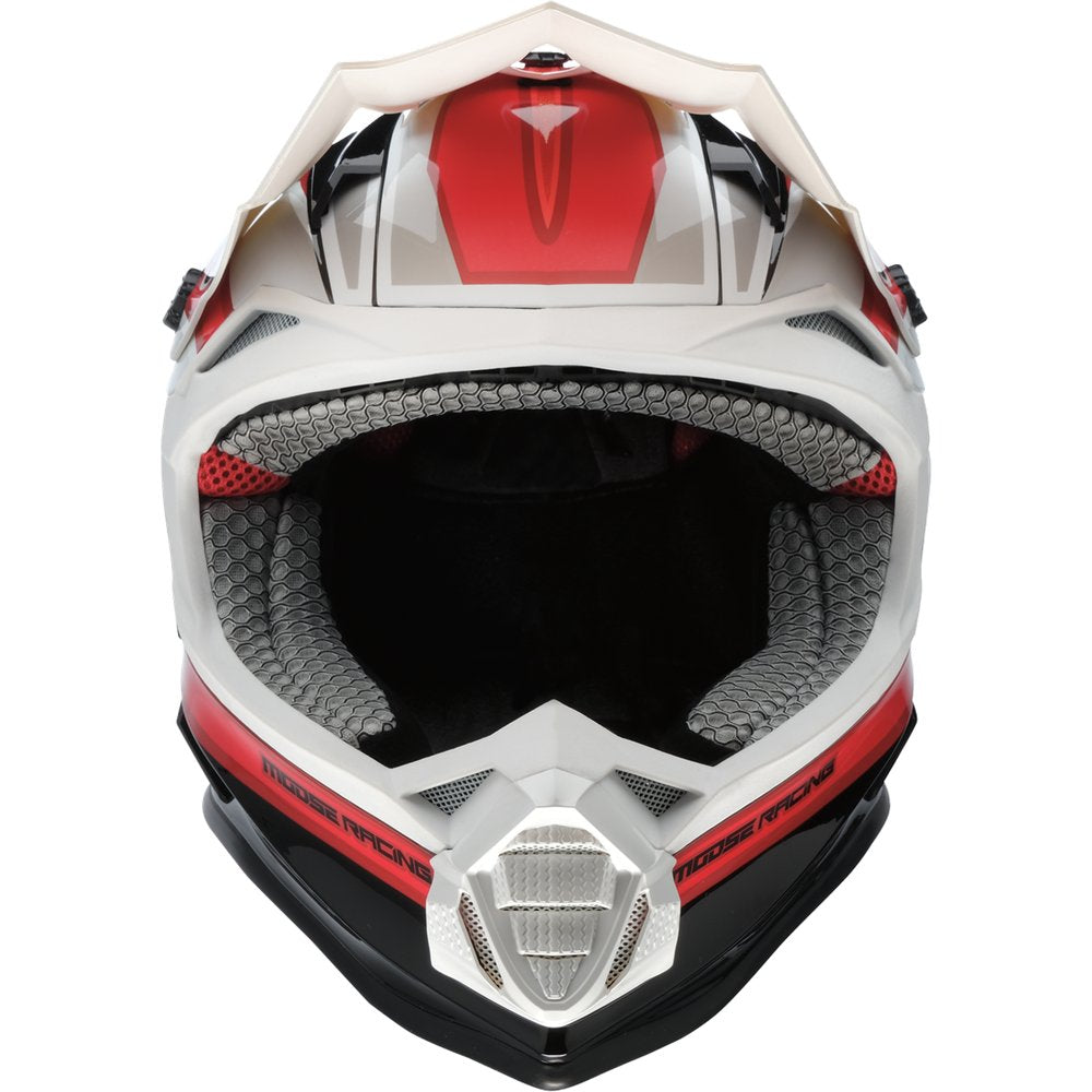 MOOSE OFFROAD MR3 Helmet - F.A.F. - White/Black/Red - XL 0110-8939