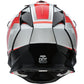 MOOSE OFFROAD MR3 Helmet - F.A.F. - White/Black/Red - XL 0110-8939
