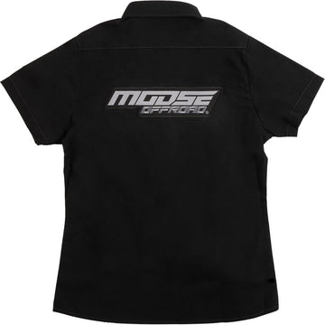 MOOSE OFFROAD Women's Moose Offroad Shop Shirt - Black - XL MRS01S7BCHXR