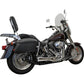 BASSANI XHAUST 2-into-1 Ripper Exhaust System - Short - Chrome - Twin Cam Softails 1S6C