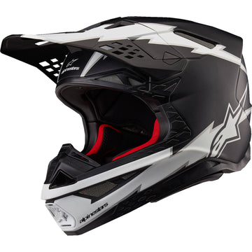 ALPINESTARS Supertech M10 Helmet - Ampress - MIPS? - Matte Black/White - XL 8300823-1121-XL