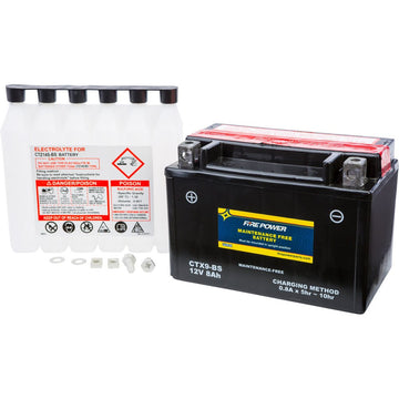 Firepower Battery Ctx9-Bs Maintenance Free