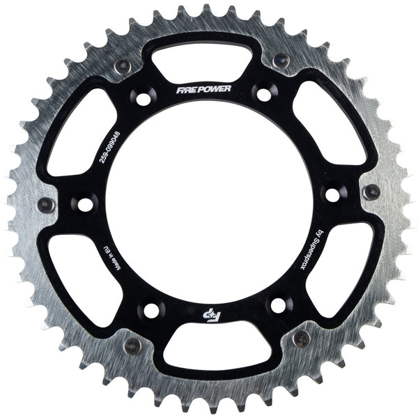 Fire Power Rear Sprocket Hybrid 48T Black / Silver