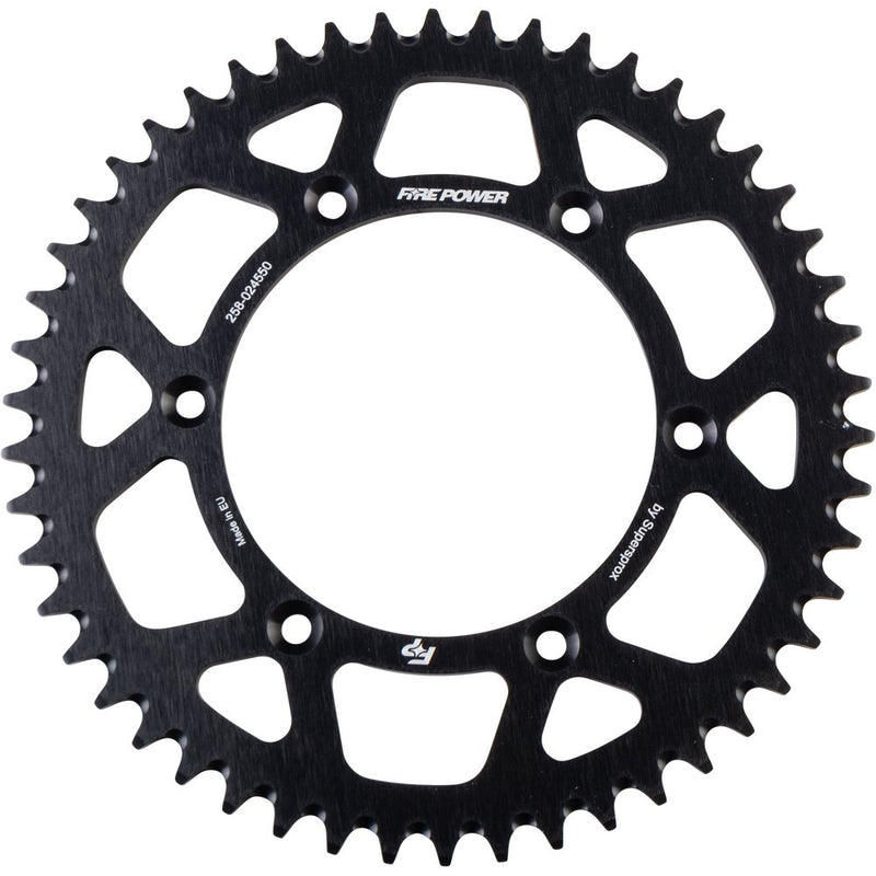 Fire Power Rear Sprocket Aluminum 258-024550 50T Black