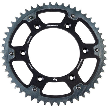 Fire Power Rear Sprocket Hybrid 259-099050 50T Black / Sil