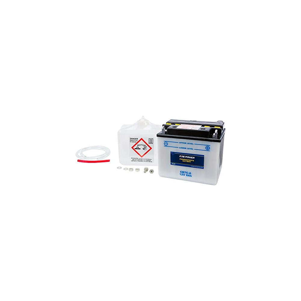 Fire Power Battery W / Acid Cb7C-A 12V Heavy Duty