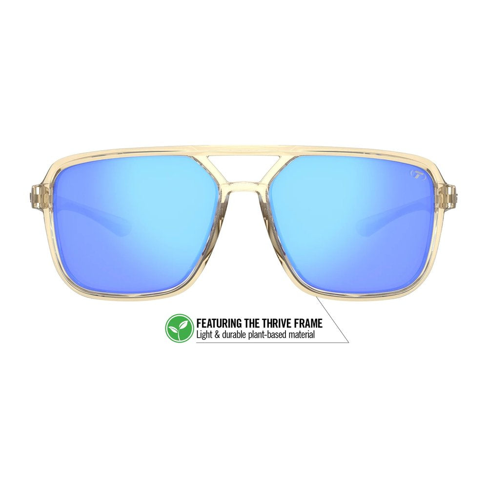 Tifosi Optics Salto Golden Ray Sky Blue Mirror Sunglasses